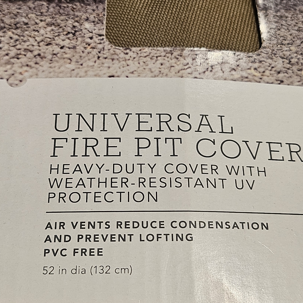 Threshold Universal Fire Pit Cover - Picture 2 of 4